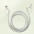 Pearl Beaded Charging Cable