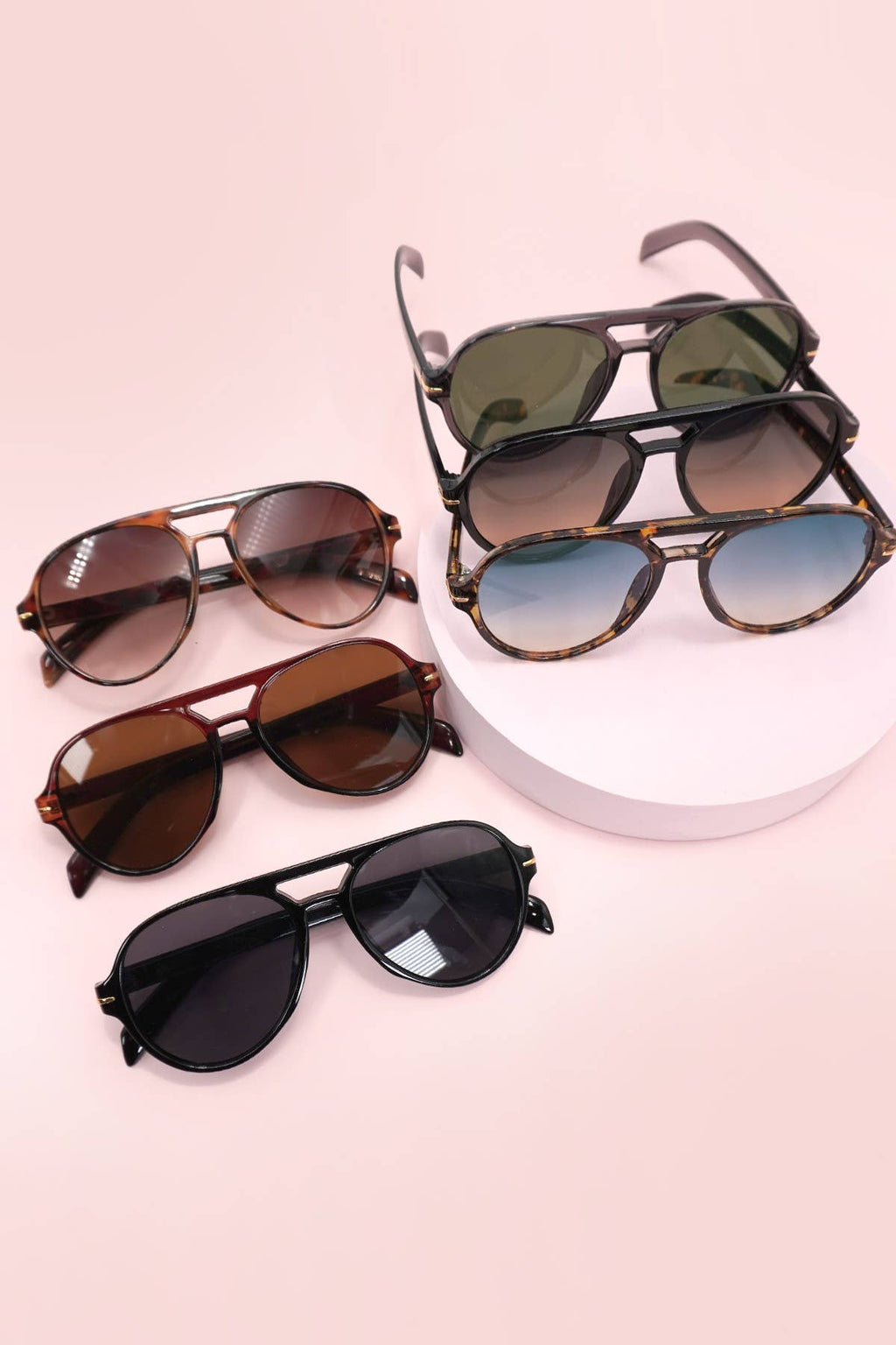 AVIATION ACETATE ASSORTED SUNGLASSES| CIRCLE