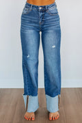 Off the Cuff Wide Leg Jeans