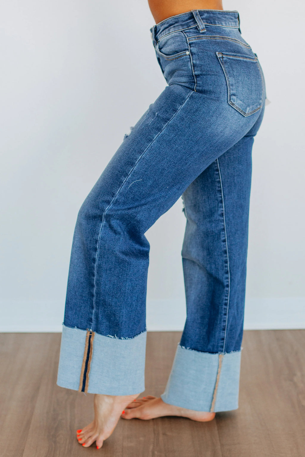 Off the Cuff Wide Leg Jeans