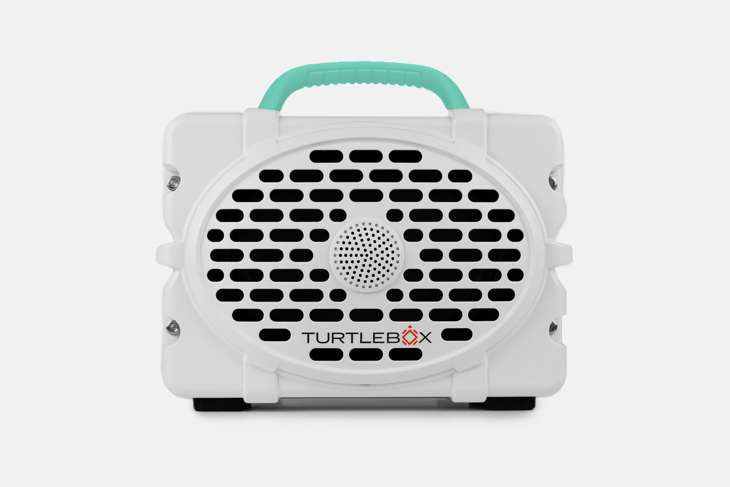 Turtlebox Gen 3 Speaker- White & Seafoam