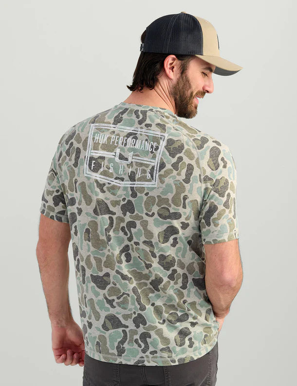 DRIFT SHORT SLEEVE GRAPHIC CAMO PRINT